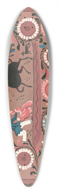 Margery Parish - Chest 39.3 inch art pintail longboard deck