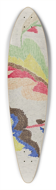 Margery Parish - Colcha 39.3 inch art pintail longboard deck
