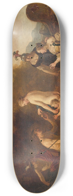 Claes Cornelisz. Moeyaert - The judgement of Paris 8.25 inch art skate deck Claes Cornelisz. Moeyaert - The judgement of Paris 8.25 inch art skate deck