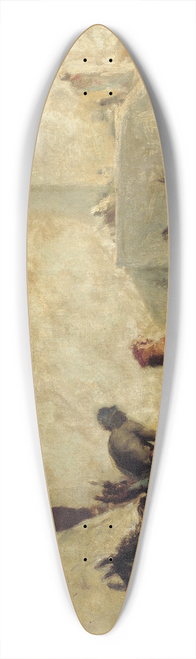 Mariano Fortuny Marsal - Moroccan Horseshoer 39.3 inch art pintail longboard deck