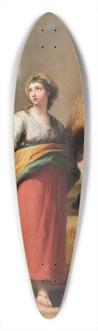 Mariano Salvador Maella - El Verano 39.3 inch art pintail longboard deck