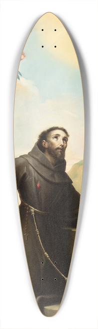 Mariano Salvador Maella - Saint Francis of Assisi Receiving the Stigmata 39.3 inch art pintail longboard deck