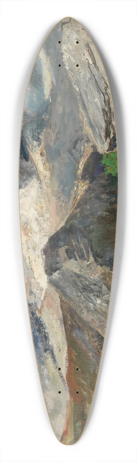 Marie Egner - A Glacier in the Glockner Massif 39.3 inch art pintail longboard deck