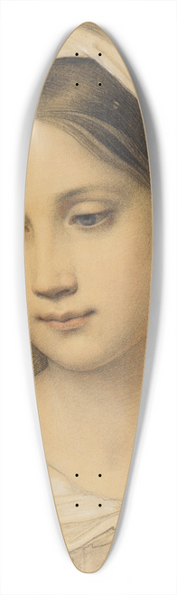 Marie Ellenrieder - Portrait of a girl 39.3 inch art pintail longboard deck