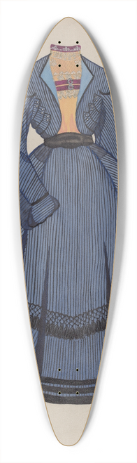 Marie Famularo - Dress 39.3 inch art pintail longboard deck