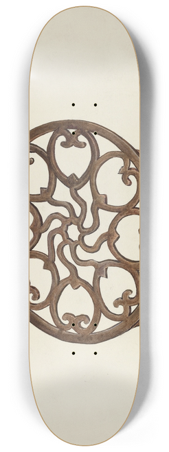 Clarence W. Dawson - Trivet 8.25 inch art skate deck