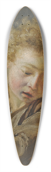 Martin Drlling - A Study of a Young Boy 39.3 inch art pintail longboard deck