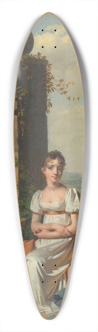 Martin Drlling - Portrait of a young woman 39.3 inch art pintail longboard deck