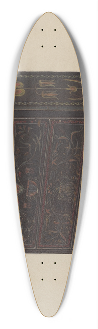 Martin Partyka - Painted Chest of Drawers 39.3 inch art pintail longboard deck