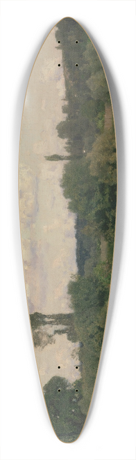Martin Rico y Ortega - On the Seine 39.3 inch art pintail longboard deck