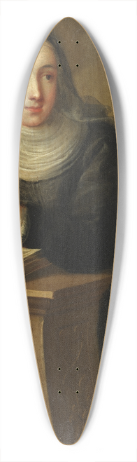 Martin van Meytens - Kneeling Nun 39.3 inch art pintail longboard deck