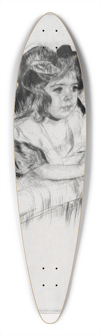 Mary Cassatt - Margot Resting Arms on Back of Armchair 39.3 inch art pintail longboard deck