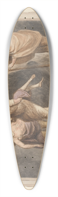 Mary Hoare - Arviragus, Bearing Imogen as Dead in his Arms, Cymbeline, Act IV, Scene II 39.3 inch art pintail longboard deck