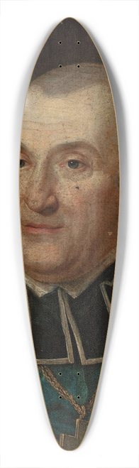 Mateusz Tokarski - Portrait of Adam Krasiski, bishop of Kamyanets 39.3 inch art pintail longboard deck