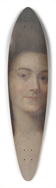 Mateusz Tokarski - Portrait of Maria Wyewska ne Tremon 39.3 inch art pintail longboard deck