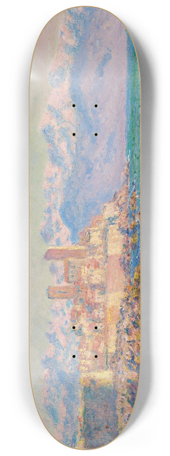 Claude Monet - Antibes, Le Fort 8.25 inch art skate deck