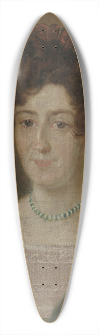 Matthias Stoltenberg - Portrait of Benedicte Dorthea Thaulow 39.3 inch art pintail longboard deck