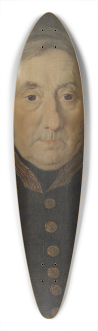 Matthias Stoltenberg - Portrait of County Court Judge Thomas H. Minichen 39.3 inch art pintail longboard deck
