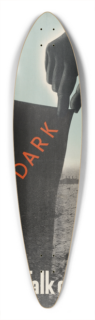 Maurice Bennett - Keep it Dark  Careless Talk Costs Lives 39.3 inch art pintail longboard deck