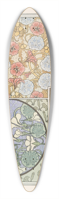 Maurice Pillard Verneuil - Capucine 3 39.3 inch art pintail longboard deck