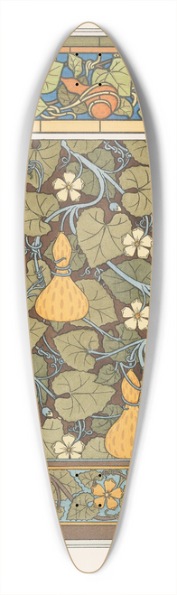 Maurice Pillard Verneuil - Courge 2 39.3 inch art pintail longboard deck