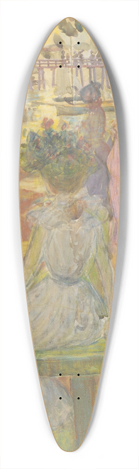 Maurice Prendergast - Late Afternoon, Summer 39.3 inch art pintail longboard deck