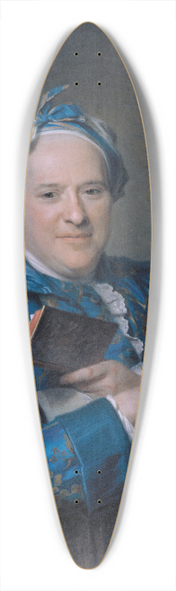 Maurice-Quentin de La Tour - Pierre-Louis Laideguive 39.3 inch art pintail longboard deck