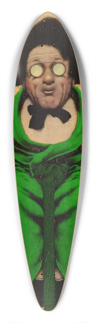 Maxfield Parrish - A Dark Futurist 39.3 inch art pintail longboard deck