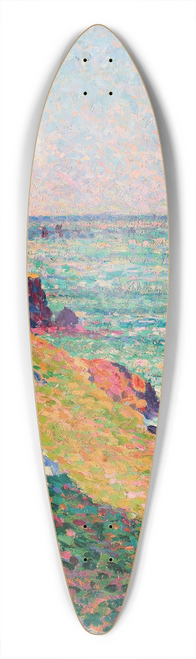 Maximilien Luce - Les rochers  Agay 39.3 inch art pintail longboard deck