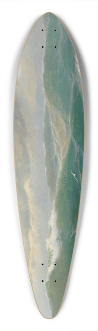 Max Jensen - Mwen ber Meereswogen 39.3 inch art pintail longboard deck