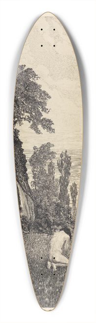 Max Klinger - An die Schnheit (Vom Tode, Zweiter Theil, Opus XI, Blatt 12) 39.3 inch art pintail longboard deck