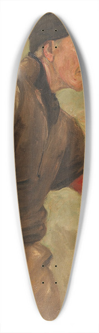 Max Liebermann - Schreitender Bauer 39.3 inch art pintail longboard deck