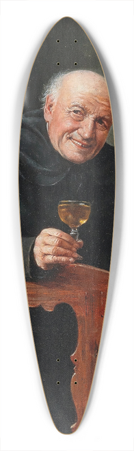 Max Scholz - Supper 39.3 inch art pintail longboard deck