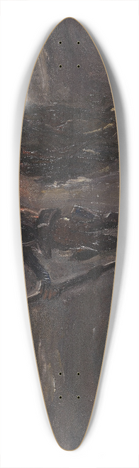 Max Slevogt - Don Quixote  Nachtwache (Don Quijote und Rosinante) 39.3 inch art pintail longboard deck