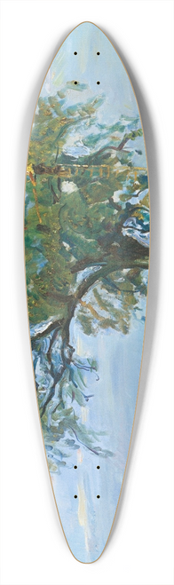 Max Slevogt - Fruit harvest in the Palatinate (The pear tree) 39.3 inch art pintail longboard deck