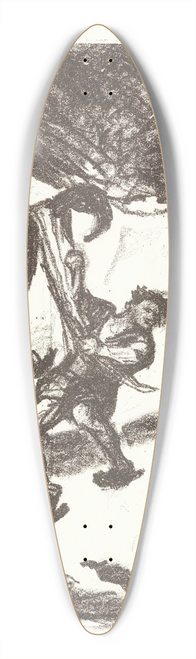 Max Slevogt - Sindbad der Seefahrer 39.3 inch art pintail longboard deck