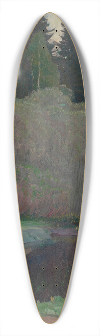 Mikhail Nesterov - The Nightingale is Singing 39.3 inch art pintail longboard deck