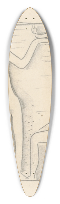 Mikul Galanda - Study for the Painting with Prometheus 39.3 inch art pintail longboard deck