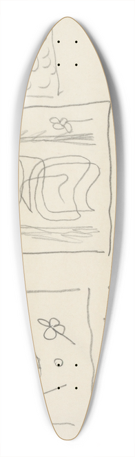 Mikul Galanda - tdie materstva a anjeli 39.3 inch art pintail longboard deck