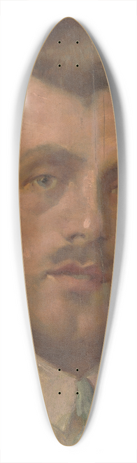 Milan Thomka Mitrovsk - Portrait of P. Trunkt 39.3 inch art pintail longboard deck