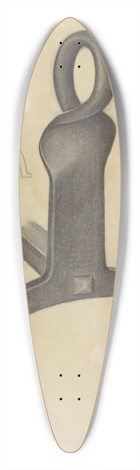 Mildred Ford - Andiron (One of Pair) 39.3 inch art pintail longboard deck