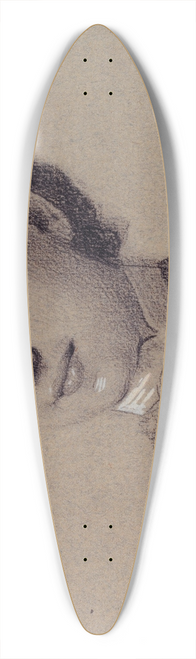 mile-Antoine Bayard - Portrait de Madame Lemercier, actrice du Palais Royal. 39.3 inch art pintail longboard deck