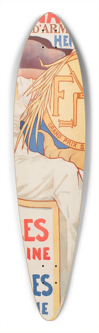 mile Berchmans - Fabrique Nationale Darmes De Guerre 39.3 inch art pintail longboard deck