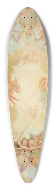 mile Bin - Dcor plafonnant ddi  la Comdie 39.3 inch art pintail longboard deck