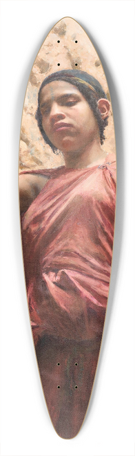 mile Friant - Spinner From El Kantara 39.3 inch art pintail longboard deck