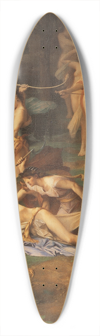 mile Lvy - Death Of Orpheus 39.3 inch art pintail longboard deck