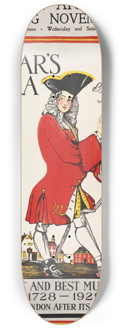 C. Lovat Fraser - The beggars opera 8.25 inch art skate deck