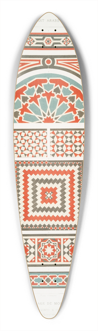 mile Prisse d'Avennes - Assemblage de mosaques, fragments de revtements & de pavements divers (du XVe. au XVIIIe. sicle) 39.3 inch art pintail longboard deck