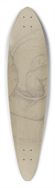 Moritz von Schwind - Putto zwischen Ranken, schlafend 39.3 inch art pintail longboard deck