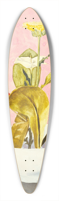 Morton Livingston Schamberg - Bowl of Flowers 39.3 inch art pintail longboard deck